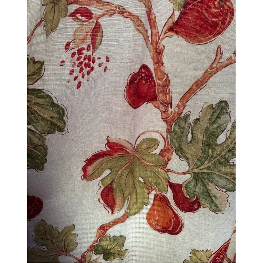 Set of 2 High Quality Linen Cotton Textile Lined Custom Curtains Drapes 80”x55”